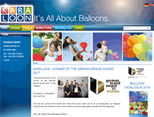 Tablet Screenshot of karaloon.com